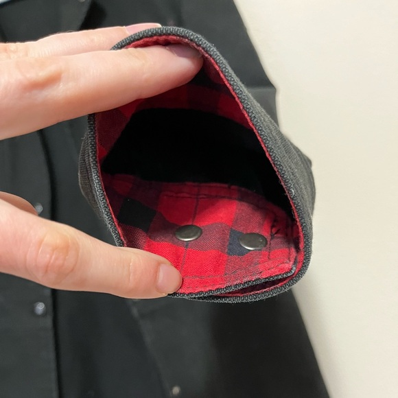 Vintage Filson C.C. Filson Co Seattle Black Chore Coat Utility Size M 20044 BL - Picture 6 of 6